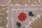 Textile Suzani Vintage Rose Neutre, Ouzbékistan 8