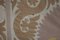 Suzani Weiß Gewaschen Pastell Tribal Tapisserie - Rosa Usbekische Tischdecke - Stickerei 8