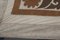 Suzani Wandbehang Dekor - Verblasste Braune Suzani Tischdecke - Usbekische Stickerei 9