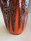 Orange, Brown and Red Fat Lava Vases from Scheurich, Set of 3, Image 13