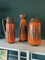 Orange, Brown and Red Fat Lava Vases from Scheurich, Set of 3, Image 1