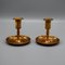 Swedish Candleholders in Brass, 1800s, Set of 2, Image 1