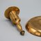 Swedish Candleholders in Brass, 1800s, Set of 2 5