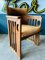 Art Nouveau Viennese Wooden Lounge Chair, 1890s 2
