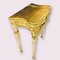 Classicist Console Table with Gilded Lion Heads 3