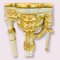 Classicist Console Table with Gilded Lion Heads, Image 4