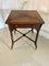 Antique Victorian Rosewood Inlaid Envelope Table, 1880s 7