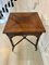 Antique Victorian Rosewood Inlaid Envelope Table, 1880s 3