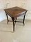 Antique Victorian Rosewood Inlaid Envelope Table, 1880s 1