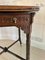 Antique Victorian Rosewood Inlaid Envelope Table, 1880s 14