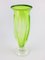 Murano Green Glass Vase, 1970s, Image 1