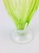 Murano Green Glass Vase, 1970s 4