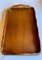 Vintage Teak & Brass Serving Tray, 1960s 4