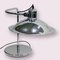 Mid-Century Chrome Industrial Table Lamp, 1960s, Image 1