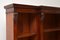 Antique Victorian Open Breakfront Bookcase 8