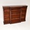 Antique Victorian Open Breakfront Bookcase, Image 2