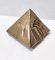 Postmodern Bronze Decorative Pyramid in the Style of Arnaldo Pomodoro, Italy, 1970s 5