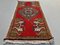 Petit Tapis Vintage en Laine Rouge, Turquie 3