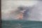 Paesaggio marino surrealista, fine XX secolo, olio su tela, con cornice, Immagine 8