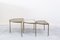 Crescent Brass Nest Tables, Italy, 1970s, Set of 3, Image 8