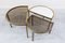 Tables Gigognes Crescent en Laiton, Italie, 1970s, Set de 3 3