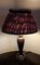 Lampada da tavolo Art Nouveau con base in ceramica, anni '10, Immagine 5