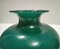 Vintage Green Cased Alga Glass Vase with Gold Leaf by Tomaso Buzzi for Venini, 1930s 8