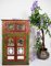 Antique Afghan Cabinet with Mirror, 1890s, Image 4