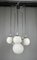 Lámpara en cascada alemana con seis bolas de granulado, años 70, Imagen 15