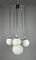 Lámpara en cascada alemana con seis bolas de granulado, años 70, Imagen 2
