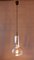 Vintage Hanging Lamp in Glass with Chrome Cylinder from the Glashütte Limburg, 1970s 6