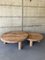 Mid-Century Low Tables in Cherry Wood, 2010, Set of 2 2
