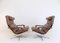 Gold Seal Leather Armchairs, 1960s, Set of 2 7