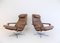 Gold Seal Leather Armchairs, 1960s, Set of 2 1