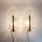 Scandinavian Glass & Brass Leaf Wall Lights or Sconces by Carl Fagerlund for JSB, 1960s, Set of 2 5