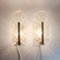 Scandinavian Glass & Brass Leaf Wall Lights or Sconces by Carl Fagerlund for JSB, 1960s, Set of 2, Image 5