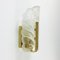 Scandinavian Glass & Brass Leaf Wall Lights or Sconces by Carl Fagerlund for JSB, 1960s, Set of 2, Image 2