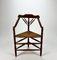 Oak and Wicker Triangular Chair, 1950s, Image 1