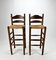 Tabourets de Bar Modernistes avec Osier, 1960s, Set de 2 6