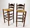 Modernist Barstools with Wicker, 1960s, Set of 2, Image 1