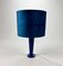 Lámpara de mesa posmoderna en azul, años 80, Imagen 6