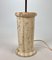 Mid-Century Travertine and Brass Table Lamp, 1960s, Image 3