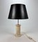 Mid-Century Tischlampe aus Travertin & Messing, 1960er 7