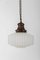 Large Ornate Opaline Pendant Light from Gec, 1930s, Image 1