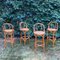 Cane and Webbing Bar Stools, 1970s, Set of 4, Image 6