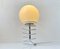 Danish White Minimalist Spring Table Lamp from Bel, 1980s, Image 7