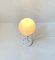 Danish White Minimalist Spring Table Lamp from Bel, 1980s 3