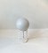 Danish White Minimalist Spring Table Lamp from Bel, 1980s 5