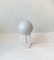 Lámpara de mesa danesa minimalista blanca de Bel, años 80, Imagen 5