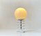 Danish White Minimalist Spring Table Lamp from Bel, 1980s 4
